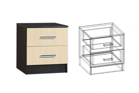 Модуль - Тумба прикроватная (2 шт.) - Тумба 42 см - Модульная система Светлана