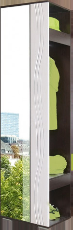 Модуль - № 6 Вешалка с зеркалом 0,5 - Вешалка, Зеркало 50 см - Прихожая Лидер фото 1