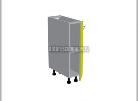 Модуль №115 - Шкаф напольный 20 см - Стол бутылочница ширина 200 мм высота 820 мм - Кухня Шанталь