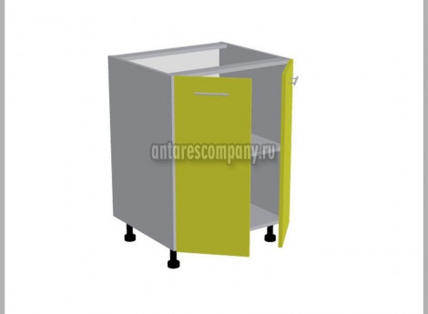 Модуль №088 - Шкаф напольный 60 см - Стол двухдверный ширина 600 мм высота 820 мм - Кухня Шанталь