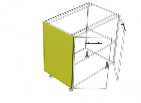 Модуль - Накладка на бок - Накладка на бок высота 720 мм глубина 490 мм - Кухня Базис Вудколор