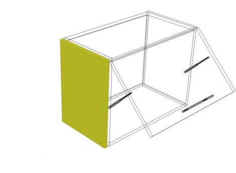 Модуль - Шкаф навесной - Накладка на бок верх 45 высота 450 мм глубина 315 мм - Кухня Базис Nicole-Wood