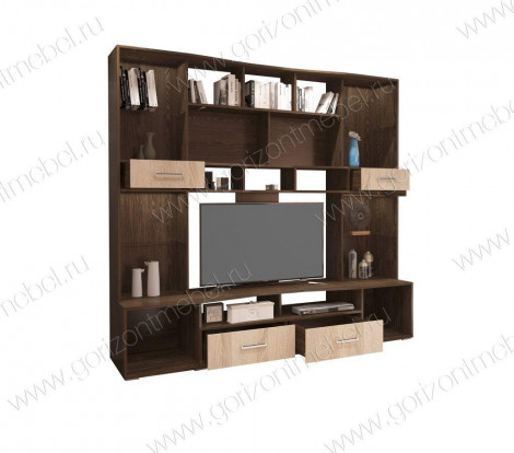 Гостиная Орхидея | Комплектация 1 | длина 3,1 метра, цвет сонома фото 3