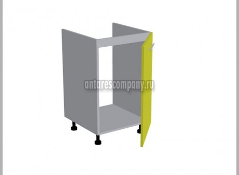 Модуль №117 - Шкаф напольный 50 см - Стол под мойку однодверный ширина 500 мм высота 820 мм - Кухня Мишель