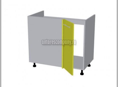 Модуль №123 - Шкаф напольный 85 см - Стол угловой под мойку ширина 850 мм высота 820 мм - Кухня Базис Nicole