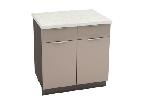 Модуль №037 - Шкаф напольный 80 см - Кухня Терра gloss фото 1