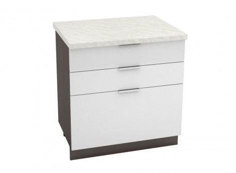 Модуль №043 - Шкаф напольный 80 см - Кухня Терра gloss фото 2