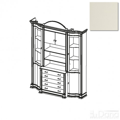 Стенка с модулем ТВ Атланта №17-C