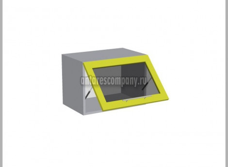 Модуль №063 - Шкаф навесной 50 см - Шкаф горизонтальный глухой ширина 500 мм высота 450 мм - Кухня Базис Nicole