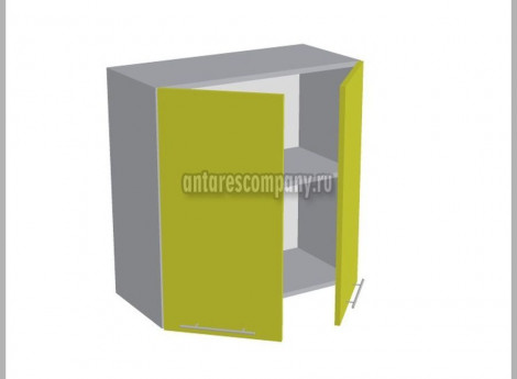 Модуль №014 - Шкаф навесной 70 см - Шкаф двухдверный глухой ширина 700 мм высота 720 мм - Кухня Базис Nicole-Wood