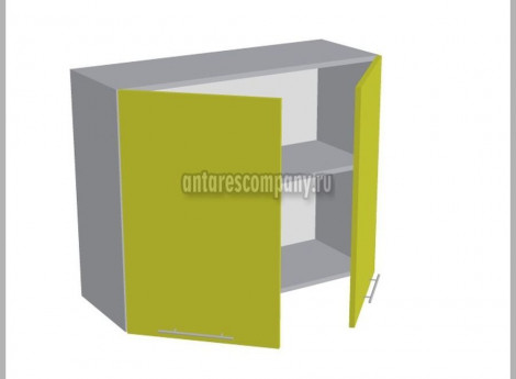 Модуль №016 - Шкаф навесной 90 см - Шкаф двухдверный глухой ширина 900 мм высота 720 мм - Кухня Базис Nicole