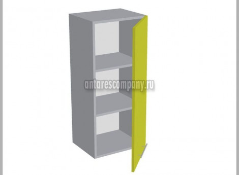 Модуль №030 - Шкаф навесной 40 см - Шкаф однодверный глухой ширина 400 мм высота 960 мм - Кухня Базис Nicole