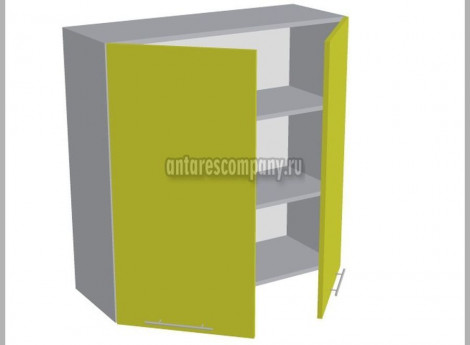 Модуль №043 - Шкаф навесной 90 см - Шкаф двухдверный глухой ширина 900 мм высота 960 мм - Кухня Базис Nicole