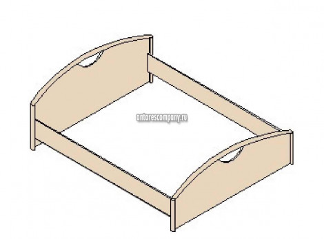 Модуль - ЯН-16 Кровать - Кровать 181 см - Модульная система Камелия