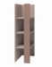 BERLIN 12 Стеллаж малый Фасад Шоколад Глянец